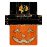 Chicago Blackhawks 12" x 12" Jack-O-Lantern Display
