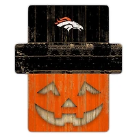 Denver Broncos 12" x 12" Jack-O-Lantern Display