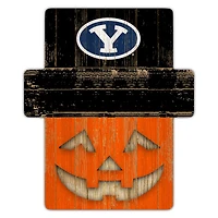 BYU Cougars 12" x 12" Jack-O-Lantern Display
