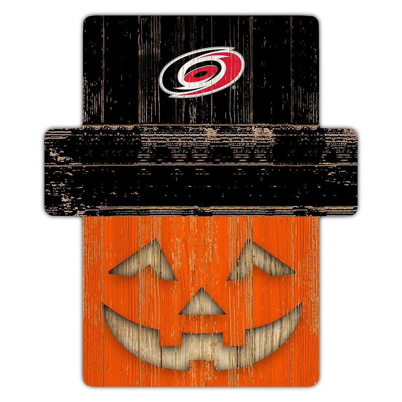 Carolina Hurricanes 12" x 12" Jack-O-Lantern Display