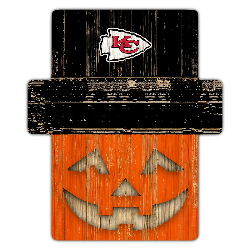 Kansas City Chiefs 12" x 12" Jack-O-Lantern Display