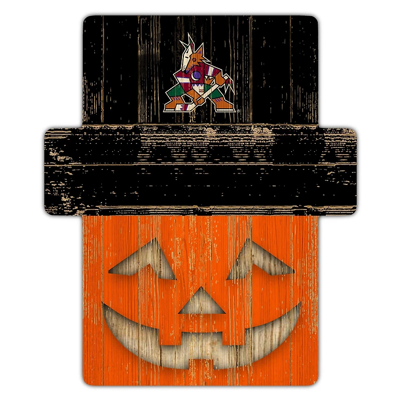 Arizona Coyotes 12" x 12" Jack-O-Lantern Display