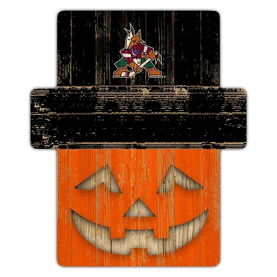 Arizona Coyotes 12" x 12" Jack-O-Lantern Display