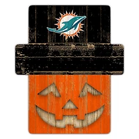 Miami Dolphins 12" x 12" Jack-O-Lantern Display