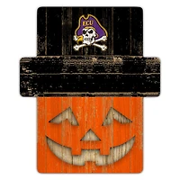ECU Pirates 12" x 12" Jack-O-Lantern Display