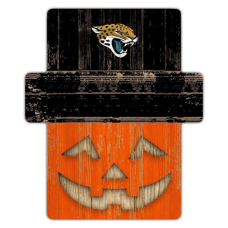 Jacksonville Jaguars 12" x 12" Jack-O-Lantern Display