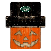 New York Jets 12" x 12" Jack-O-Lantern Display