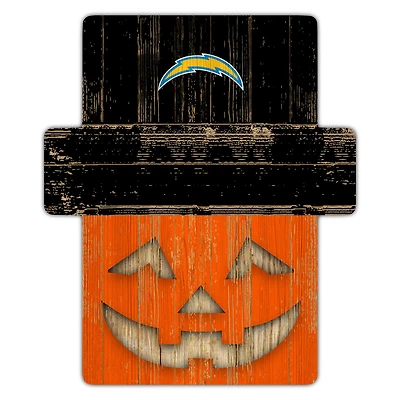 Los Angeles Chargers 12" x 12" Jack-O-Lantern Display