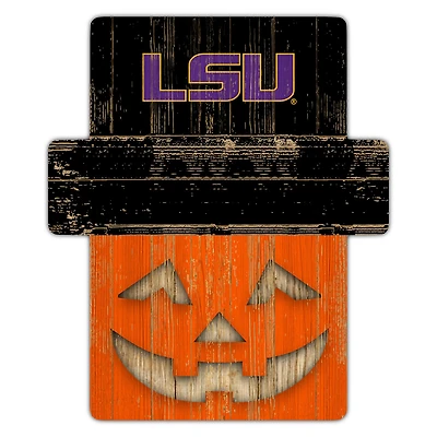 LSU Tigers 12" x 12" Jack-O-Lantern Display