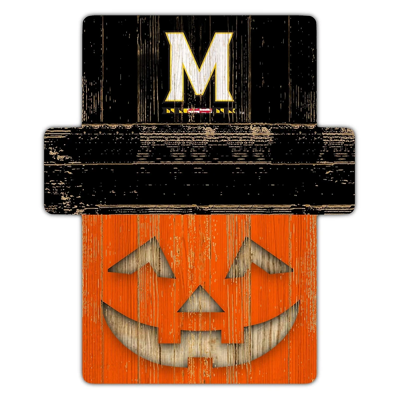 Maryland Terrapins 12" x 12" Jack-O-Lantern Display
