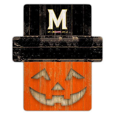 Maryland Terrapins 12" x 12" Jack-O-Lantern Display