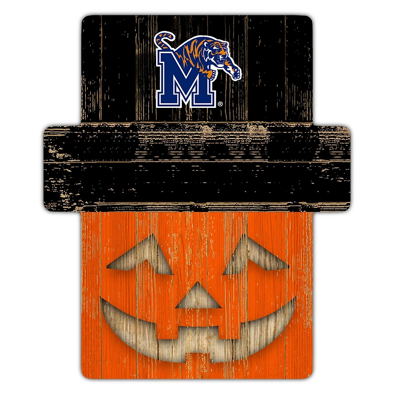 Memphis Tigers 12" x 12" Jack-O-Lantern Display