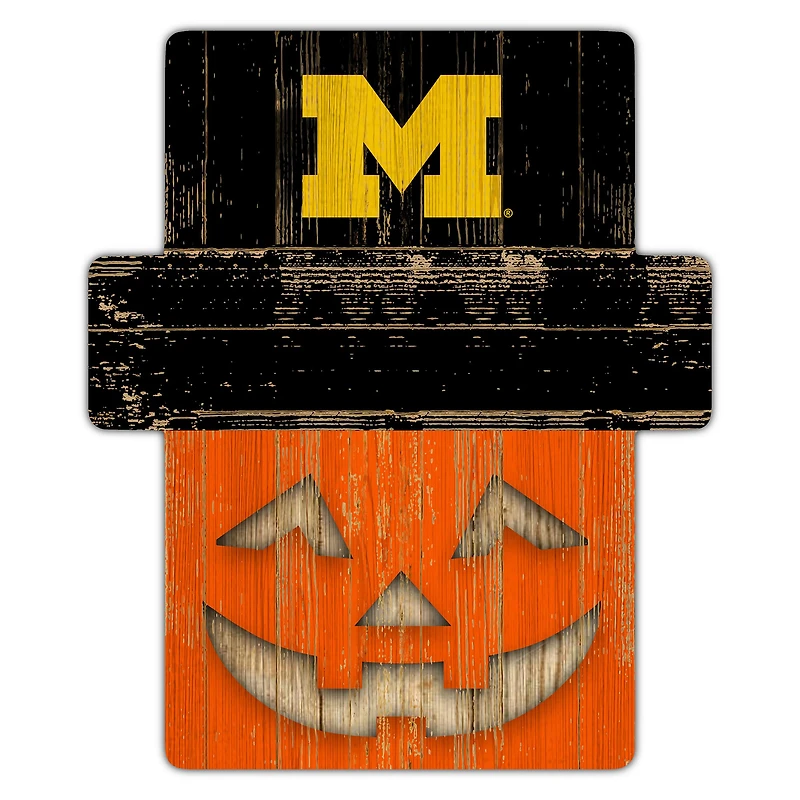 Michigan Wolverines 12" x 12" Jack-O-Lantern Display