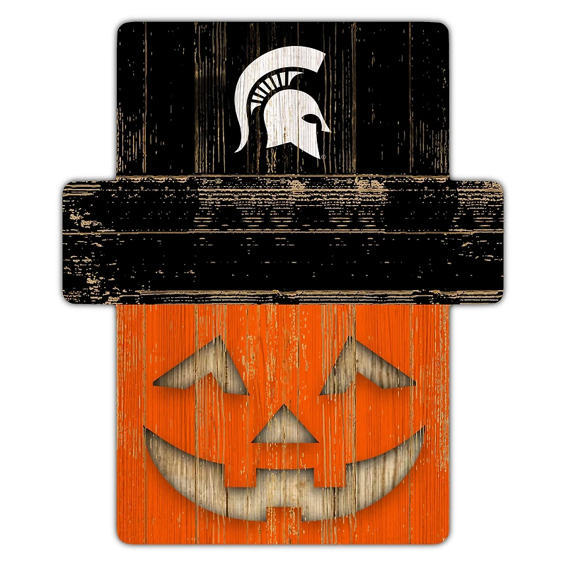Michigan State Spartans 12" x 12" Jack-O-Lantern Display