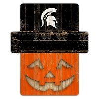 Michigan State Spartans 12" x 12" Jack-O-Lantern Display