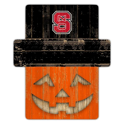 NC State Wolfpack 12" x 12" Jack-O-Lantern Display