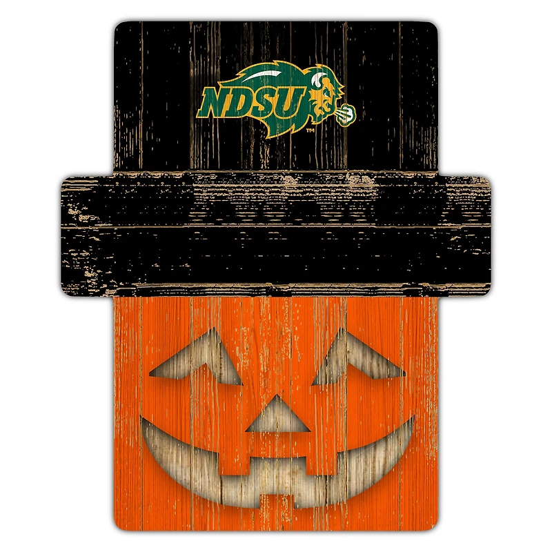 NDSU Bison 12" x 12" Jack-O-Lantern Display