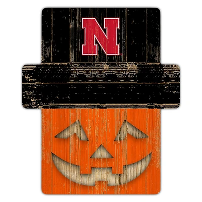 Nebraska Huskers 12" x 12" Jack-O-Lantern Display