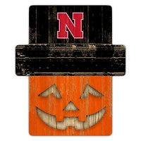 Nebraska Huskers 12" x 12" Jack-O-Lantern Display