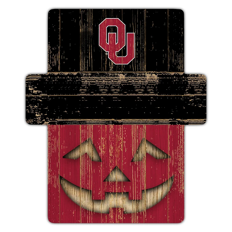 Oklahoma Sooners 12" x 12" Jack-O-Lantern Display