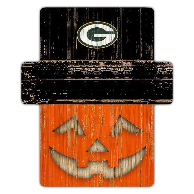 Green Bay Packers 12" x 12" Jack-O-Lantern Display