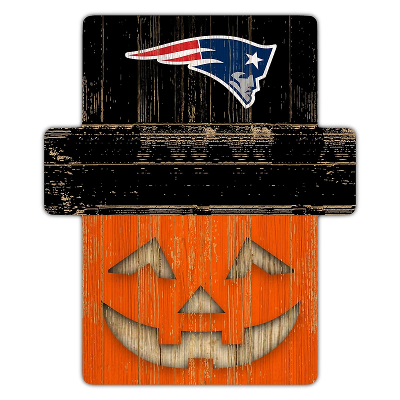 New England Patriots 12" x 12" Jack-O-Lantern Display