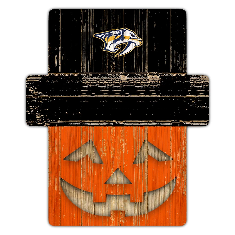 Nashville Predators 12" x 12" Jack-O-Lantern Display