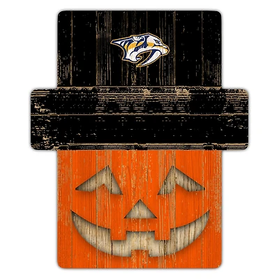Nashville Predators 12" x 12" Jack-O-Lantern Display