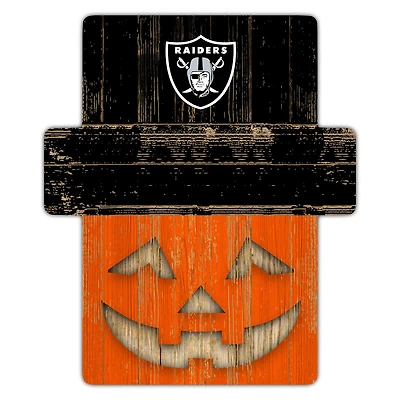 Las Vegas Raiders 12" x 12" Jack-O-Lantern Display
