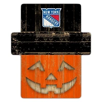 New York Rangers 12" x 12" Jack-O-Lantern Display