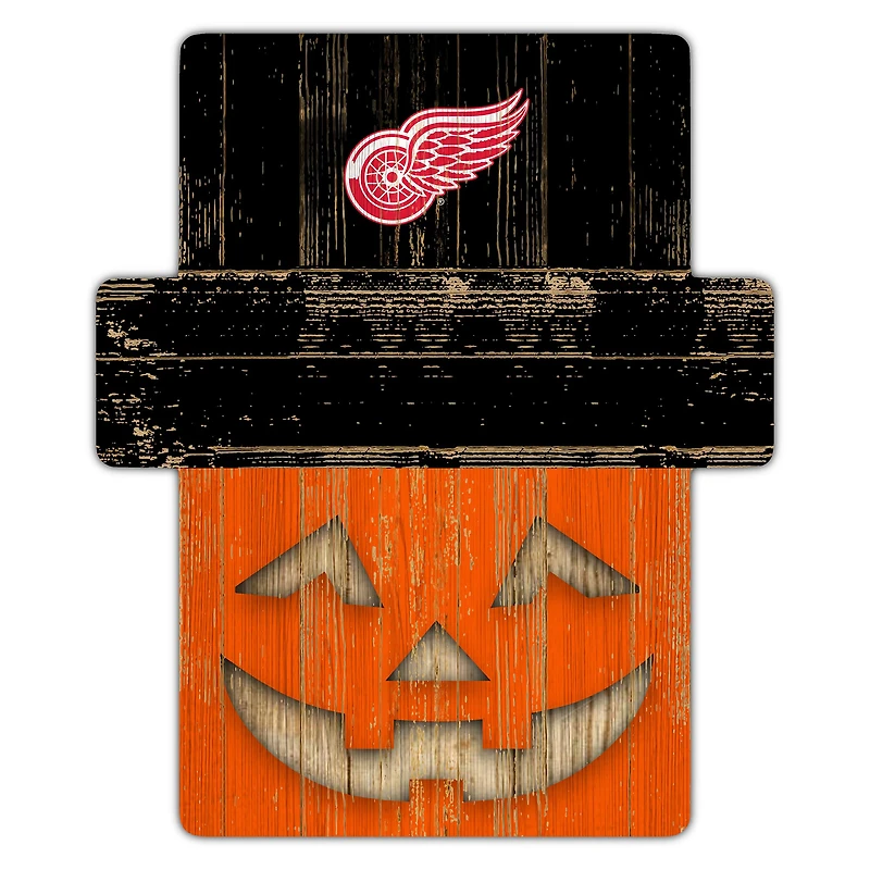 Detroit Red Wings 12" x 12" Jack-O-Lantern Display