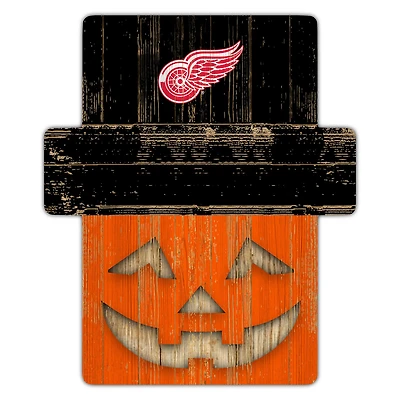 Detroit Red Wings 12" x 12" Jack-O-Lantern Display