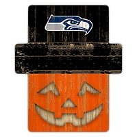 Seattle Seahawks 12" x 12" Jack-O-Lantern Display