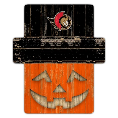 Ottawa Senators 12" x 12" Jack-O-Lantern Display