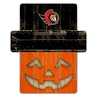 Ottawa Senators 12" x 12" Jack-O-Lantern Display