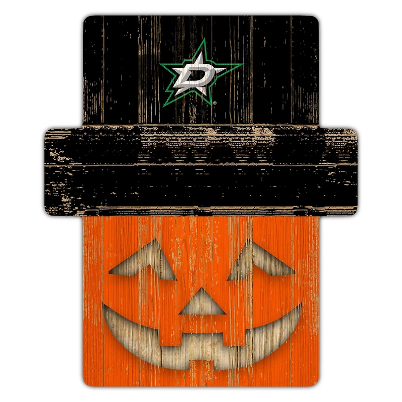 Dallas Stars 12" x 12" Jack-O-Lantern Display