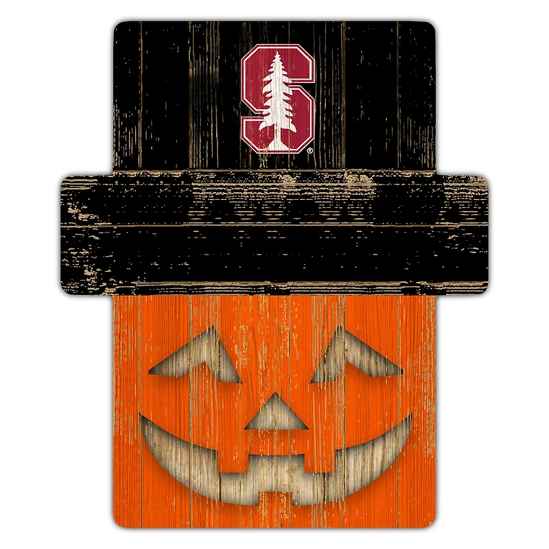 Stanford Cardinal 12" x 12" Jack-O-Lantern Display