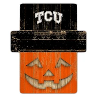 TCU Horned Frogs 12" x 12" Jack-O-Lantern Display