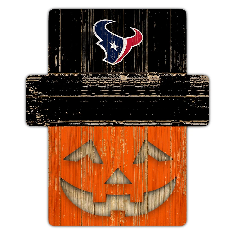 Houston Texans 12" x 12" Jack-O-Lantern Display