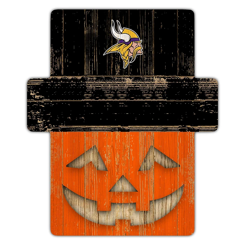 Minnesota Vikings 12" x 12" Jack-O-Lantern Display