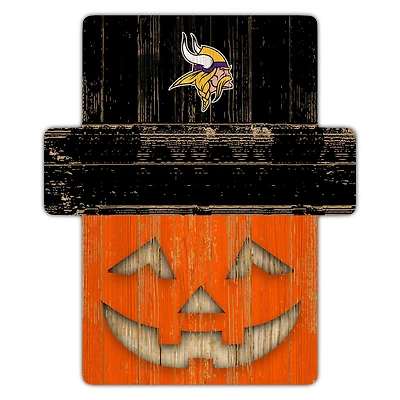Minnesota Vikings 12" x 12" Jack-O-Lantern Display