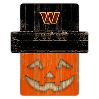 Washington Commanders 12" x 12" Jack-O-Lantern Display