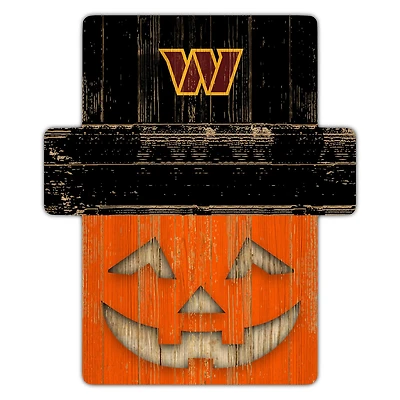 Washington Commanders 12" x 12" Jack-O-Lantern Display
