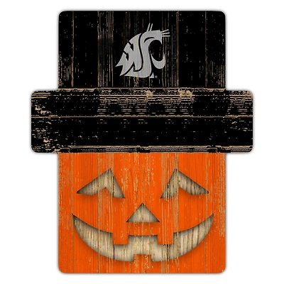 Washington State Cougars 12" x 12" Jack-O-Lantern Display