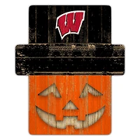 Wisconsin Badgers 12" x 12" Jack-O-Lantern Display