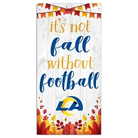 Los Angeles Rams 6'' x 12'' Not Fall Without Football Sign