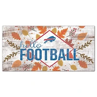 Buffalo Bills 6'' x 12'' Hello Football Wall Art
