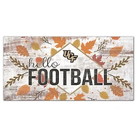UCF Knights 6'' x 12'' Hello Football Wall Art