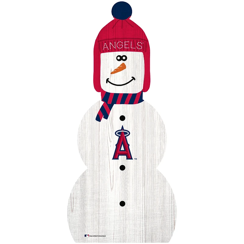 Los Angeles Angels 31'' Snowman Leaner