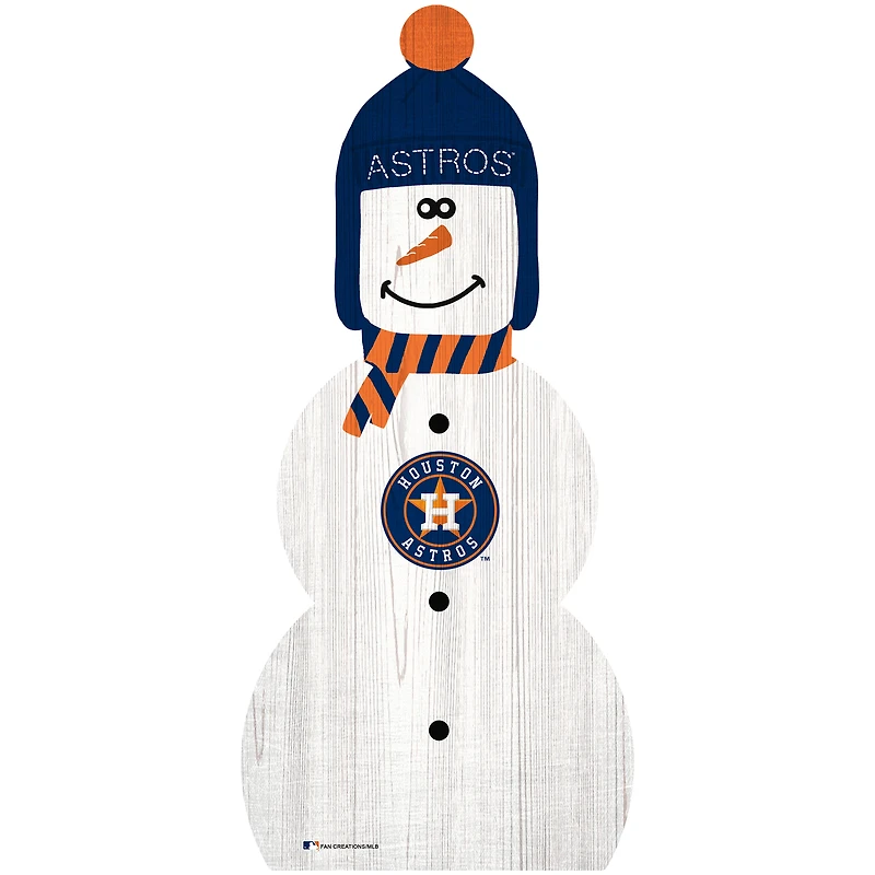 Houston Astros 31'' Snowman Leaner